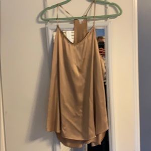 Club Monaco 100% silk cammie